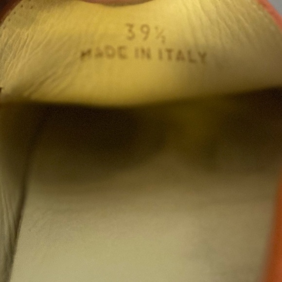 M. Gemi Orange Driving Loafer - Picture 7 of 9